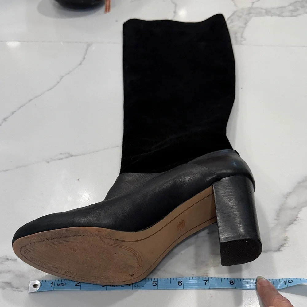Elliot Lucca Elegant Black Over the Knee Women's Boots‎